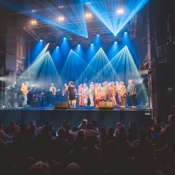 Image de la chorale sur scène
